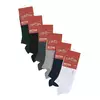 Мужские укороченные носки из хлопка omsa active 113 grigio scuro, , 39-41 (25-27), OMSA, - 2