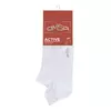 Мужские укороченные носки из хлопка omsa active 113 bianco, , 39-41 (25-27), OMSA, - 4