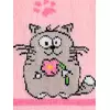 Детские колготки с рисунком (кот и зайчик) omsa kids 11p62 rosa chiaro, , 92-98/13-14, OMSA, - 3