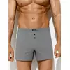 Трусы мужские шорты-боксеры из 100% хлопка omsa omb 1243 grigio, , 46 (M), OMSA, - 1