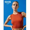 Cпортивный топ в рубчик (кашкорсе) minimi 1241as fresh terracotta, , 44 (S), MINIMI, - 1