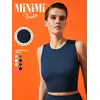 Cпортивный топ в рубчик (кашкорсе) minimi 1241as fresh jeans, , 44 (S), MINIMI, - 1
