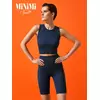 Cпортивный топ в рубчик (кашкорсе) minimi 1241as fresh jeans, , 44 (S), MINIMI, - 4
