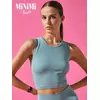 Cпортивный топ в рубчик (кашкорсе) minimi 1241as fresh nebbia, , 44 (S), MINIMI, - 1