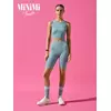 Cпортивный топ в рубчик (кашкорсе) minimi 1241as fresh nebbia, , 44 (S), MINIMI, - 4