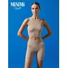 Cпортивный топ в рубчик (кашкорсе) minimi 1241as fresh cappuccino, , 46 (M), MINIMI, - 3