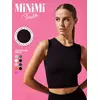 Cпортивный топ в рубчик (кашкорсе) minimi 1241as fresh nero, , 44 (S), MINIMI, - 1