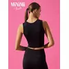 Cпортивный топ в рубчик (кашкорсе) minimi 1241as fresh nero, , 44 (S), MINIMI, - 4