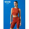 Cпортивный топ в рубчик (кашкорсе) minimi 1241as fresh terracotta, , 44 (S), MINIMI, - 3