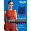 Cпортивный топ в рубчик (кашкорсе) minimi 1241as fresh terracotta, , 44 (S), MINIMI, - 6