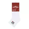 Мужские короткие носки omsa active 117 bianco, , 39-41 (25-27), OMSA, - 4