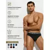 Трусы мужские слипы с открытой резинкой omsa omb 1224 nero, , 44 (S), OMSA, - 3