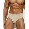 Трусы мужские слипы с открытой резинкой omsa omb 1224 beige chiaro, , 46 (M), OMSA, - 1
