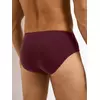 Мужские трусы слипы omsa omb 1223-1 bordo, , 48 (L), OMSA, - 3
