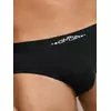 Мужские трусы слипы с открытой резинкой omsa omb 1224-1 nero, , 48 (L), OMSA, - 3