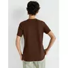 Футболка женская приталенного силуэта omsa omt_d1203 cappuccino, , 44 (S), OMSA, - 2