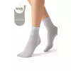 Носки женские всесезонные mini cotone 1202 grigio chiaro, , 36-38 (23-25), MINIMI, - 1