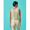 Cпортивный топ в рубчик (кашкорсе) minimi 1241as fresh avorio, , 48 (L), MINIMI, - 3