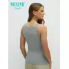 Майка женская на широких бретелях из кашкорсе minimi 1321_01ce grigio, , 46 (M), MINIMI, - 3