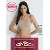 Топ спортивный на широких бретелях omsa oms142 naturale, , 44/46 (S/M), OMSA, - 1