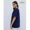 Женская футболка oversize из 100% хлопка omsa omt_d1301 blu notte, , 46 (M), OMSA, - 2