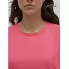 Женская футболка oversize из 100% хлопка omsa omt_d1301 sorbetto, , 44 (S), OMSA, - 3