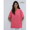 Женская футболка oversize из 100% хлопка omsa omt_d1301 sorbetto, , 44 (S), OMSA, - 1