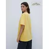Женская футболка oversize из 100% хлопка omsa omt_d1301 giallo, , 46 (M), OMSA, - 2
