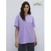 Женская футболка oversize из 100% хлопка omsa omt_d1301 lilla, , 46 (M), OMSA, - 1