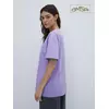 Женская футболка oversize из 100% хлопка omsa omt_d1301 lilla, , 46 (M), OMSA, - 2
