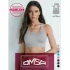 Топ спортивный на широких бретелях omsa oms142 latte, , 48/50 (L/XL), OMSA, - 1