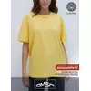 Женская футболка oversize из 100% хлопка omsa omt_d1301 giallo, , 46 (M), OMSA, - 5