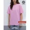 Женская футболка oversize из 100% хлопка omsa omt_d1301 rosa, , 46 (M), OMSA, - 5