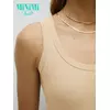 Майка женская на широких бретелях из кашкорсе minimi 1321_01ce beige, , 44 (S), MINIMI, - 3