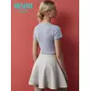 Футболка укороченная (кашкорсе) minimi 1421с fresh grigio melange, , 44 (S), MINIMI, - 2