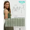Майка женская из кашкорсе minimi 1321_01ce militari, , 42 (XS), MINIMI, - 5