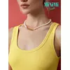 Майка женская на широких бретелях из кашкорсе minimi 1321_01ce giallo, , 46 (M), MINIMI, - 3