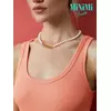 Майка женская на широких бретелях из кашкорсе minimi 1321_01ce corallo, , 46 (M), MINIMI, - 3