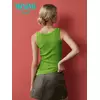 Майка женская на широких бретелях из кашкорсе minimi 1321_01ce lime, , 46 (M), MINIMI, - 2