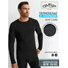 Лонгслив мужской "термо" из материала «интерлок» omsa omu 1616t nero, , 52 (2XL), OMSA, - 1