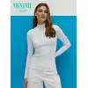 Водолазка женская из кашкорсе minimi 1711с fresh bianco, , 44 (S), MINIMI, - 1