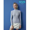 Водолазка женская из кашкорсе minimi 1711с fresh grigio melange, , 44 (S), MINIMI, - 1