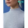 Водолазка женская из кашкорсе minimi 1711с fresh grigio melange, , 44 (S), MINIMI, - 4