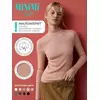 Водолазка женская из кашкорсе minimi 1711с fresh rosa antico, , 44 (S), MINIMI, - 6