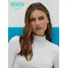 Водолазка с высоким воротником с подворотом (кашкорсе) minimi 1731с fresh bianco, , 48 (L), MINIMI, - 4