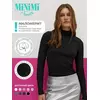 Водолазка с высоким воротником с подворотом (кашкорсе) minimi 1731с fresh nero, , 44 (S), MINIMI, - 6