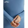 Лонгслив женский "термо" с длинным рукавом omsa omd 1612t pv jeans, , 50 (XL), OMSA, - 7