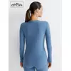 Лонгслив женский "термо" с длинным рукавом omsa omd 1612t pv jeans, , 50 (XL), OMSA, - 5