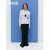 Женский лонгслив из кашкорсе minimi 1611с fresh bianco, , 42 (XS), MINIMI, - 3