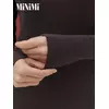 Женский лонгслив из кашкорсе minimi 1611с fresh cioccolata, , 42 (XS), MINIMI, - 4
